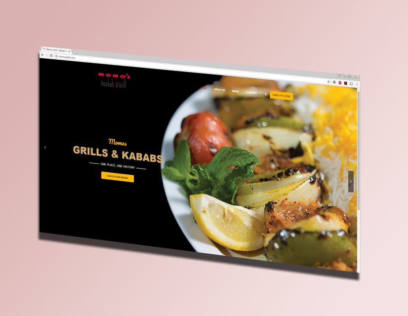 Momo's Grills Website and SEO
